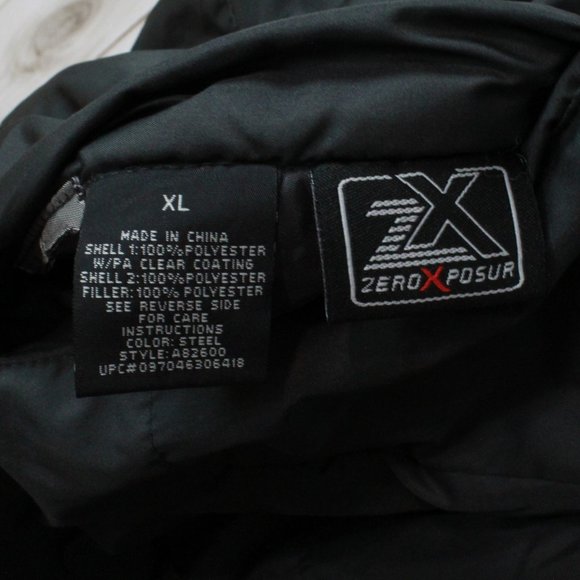 NWT ZeroXposur Men's Steel Polar Fleece Lightweight Comfort Reversible Jacket XL - Picture 10 of 12